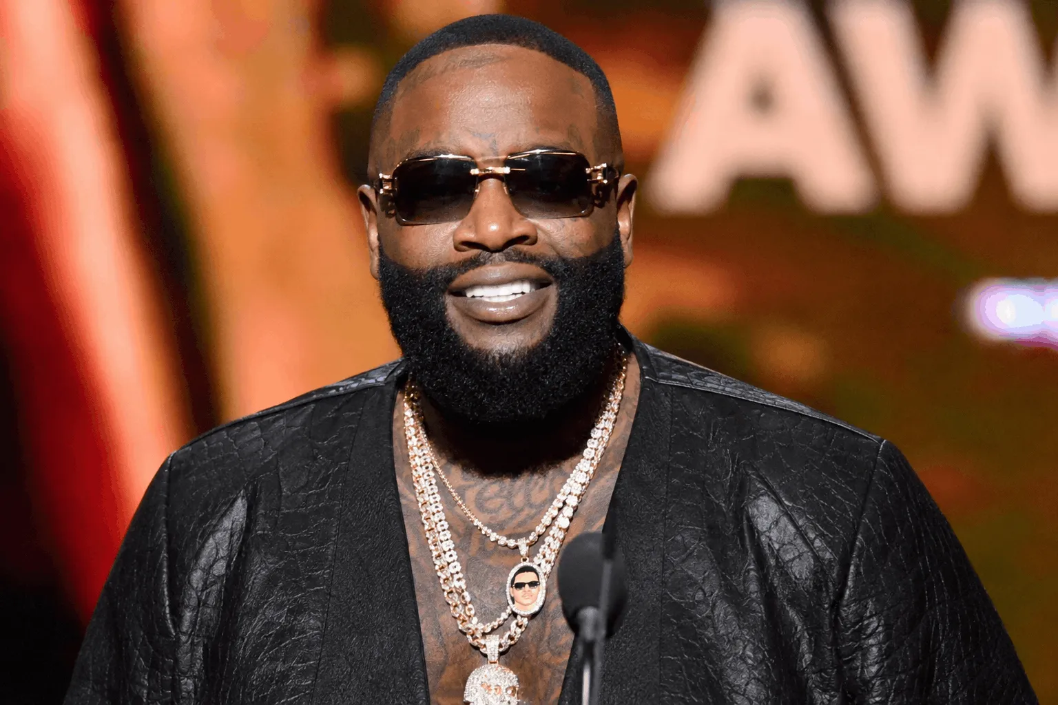 Rick Ross net worth 2026 photo at public event