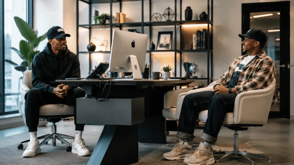 Zeus Network style production set tied to Lemmy Plummer's streaming business