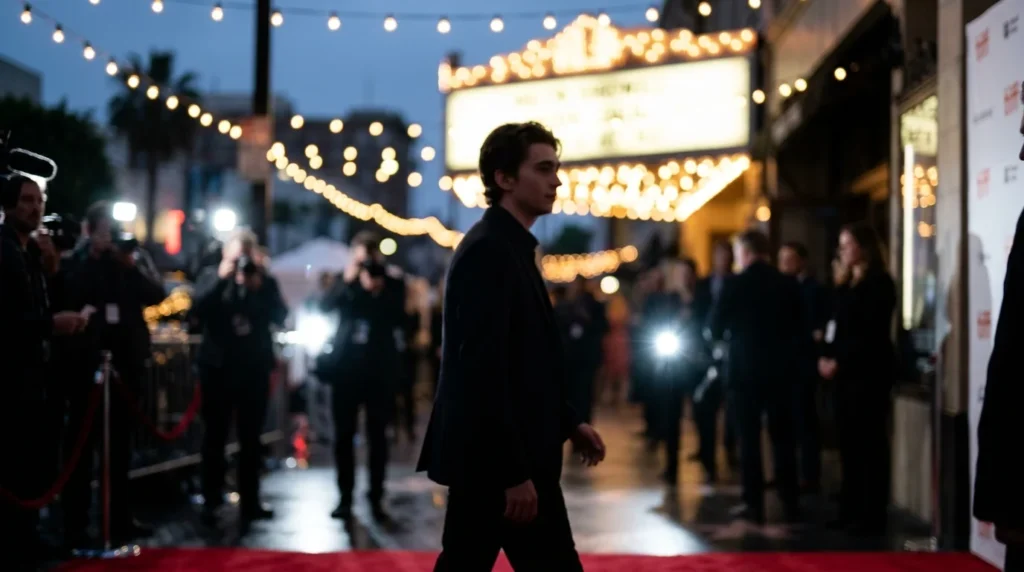 Film premiere setting connected to Austin Abrams movies