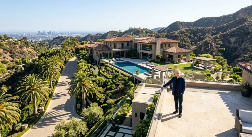 Property tied to Bill Maher net worth in Beverly Hills